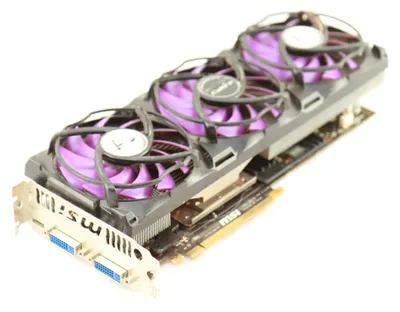Produktbild von MSI GTX 580 Twin Frozr II/OC mit Artic Cooling Calibre Lüfter 1,5GB GDDR5 DVI/miniHDMI PCI-E Grafikkarte N580GTX Twin Frozr II/OC