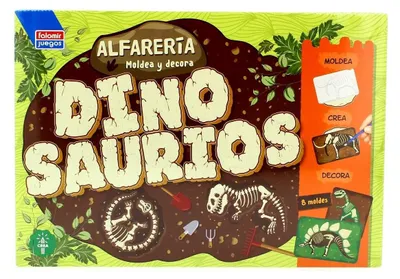 Imagen del producto de Juego de mesa de dinosaurios con 18 piezas, esqueleto para montar, juego creativo para niños