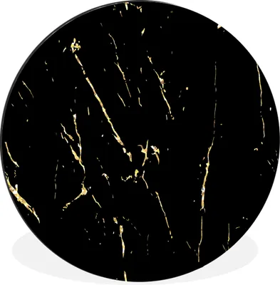 Produktbild von MuchoWow® - Wand Bild - Wohnzimmer - Runde Bilder - Alubilder - Kunst für zu Hause - Aluminium - Wanddekoration