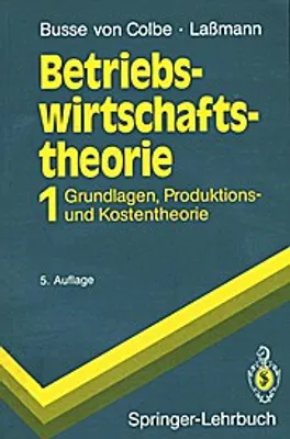 Obrázok produktu pre Betriebswirtschaftstheorie