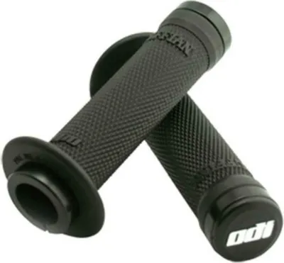 Produktbild von ODI BMX Griffe Ruffian Lock-On schwarz 143mm schwarze Klemmringe