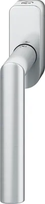 Produktbild von FSB Fenstergriff 34 1108 abschließbar ovale Rosette, Edelstahl matt