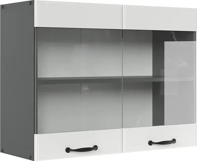 Produktbild von Küchenglasschrank Vicco R-Line Weiß Landhaus 80 cm, Model 36585