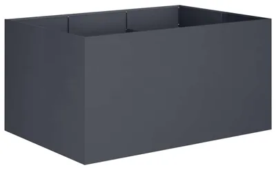 Zdjęcie produktu dla vidaXL Donica ogrodowa, antracyt, 120 x 80 x 60 cm