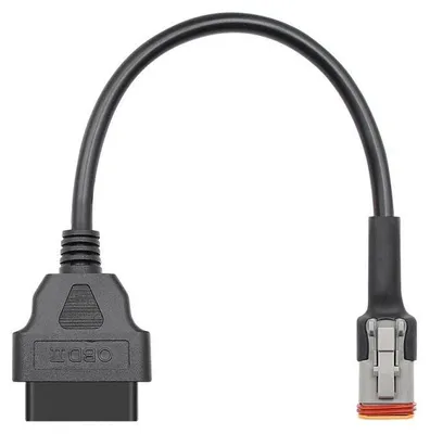 Produktbild von Techstar® OBD2-Diagnoseadapterkabel (4-polig auf 16-polig) für Harley-Davidson-Motorräder
