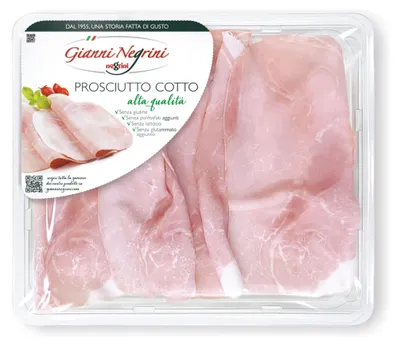 Image de Jambon cuit Prosciutto Cotto, 120 g - Negrini