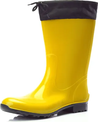 Produktbild von Ladeheid Damen Gummistiefel mit Stulpe LA-968 (Gelb/Schwarz, 42)