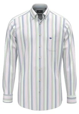Produktbild von Washed Oxford Stripes, B.D., 1/1 744 mint Größe XXXL