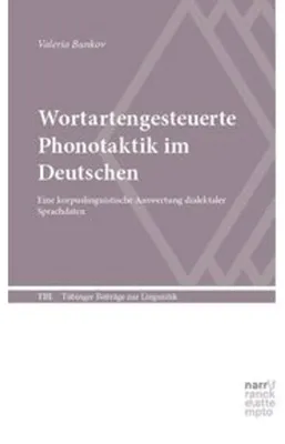 Obrázek produktu pro Wortartengesteuerte Phonotaktik im Deutschen