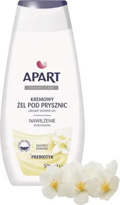 Zdjęcie produktu dla Żel pod prysznic Apart Natural Prebiotic Creamy Jaśminowy 500 ml Łagodny