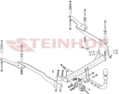 Produktbild von Z547534 Anhängerkupplung passend für PEUGEOT 607 2000-2010 starr