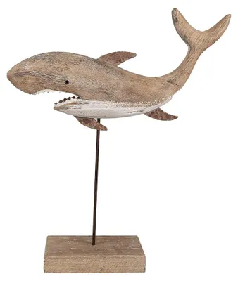 Productafbeelding van Clayre & Eef Decoratieve figuur, Zeehond, 37 cm, Bruin, Hout