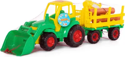 Obrázok produktu pre Traktor s prívesom a radlicou veľký