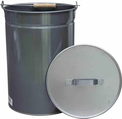 Produktbild von Schürer Ascheeimer verzinkt 25 l Größe 2 mit Deckel