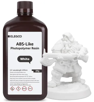 Obrázek produktu pro ELEGOO ABS-like Resin 2KG, White