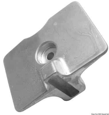 Productafbeelding van Aluminium anodeplaat Yamaha, 80 x 58 mm, Osculati 43.276.01