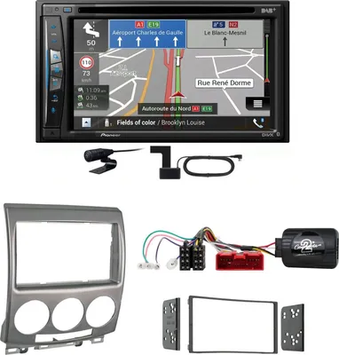 Produktbild von Pioneer AVIC-Z730DAB USB Navigation Bluetooth MP3 CD Einbauset für Mazda 5 CR