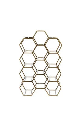 Produktbild von Light & Living Weinregal Salbris antik Bronze für 12 Flaschen - 30x18x46 cm