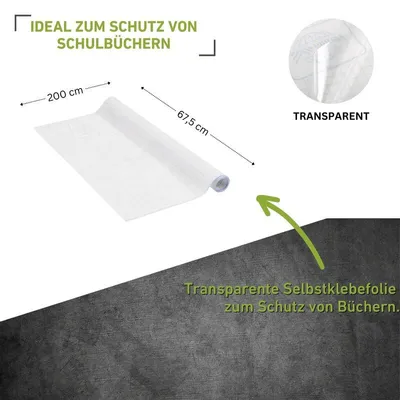 Produktbild von Buchschoner transparent - 67,5x200cm
