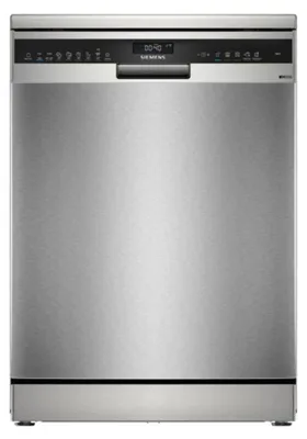 Image de Siemens iQ500 SN25EI13CE, Standing, Full size (60 cm), Argent, Noir, Acier inoxydable, 14 couverts