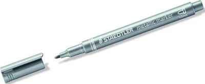 Image de 10x STAEDTLER 8323-81 Marqueur Staedtler argent métallique