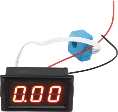 Immagine prodotto di Amperometro CC con sensore di Hall Display digitale a LED 50A Visualizzazione della corrente ad alta precisione per veicoli