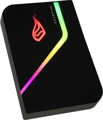 Zdjęcie produktu dla SureFire PyroDrive Gaming SSD 1TB, 1 TB, USB Type-C, 3.2 Gen 1 (3.1 Gen 1), 460 MB/s, 5 Gbit/s, Czarny