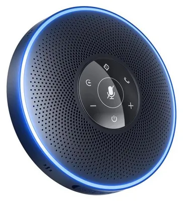 Produktbild von EMEET M2 Bluetooth Konferenzlautsprecher - USB Speakerphone mit 4 AI-Mikrofon, 360º Spracherkennung, Konferenzmikrofon mit Dongle, für Skype, Zoom