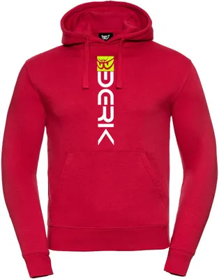 Zdjęcie produktu dla Bluza z kapturem Berik Digital, czerwony/biały, 2XL