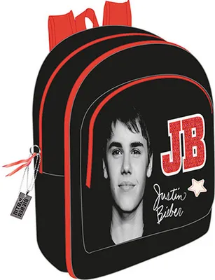 Produktbild von Justin Bieber - Rucksack Black - 28 x 44 cm