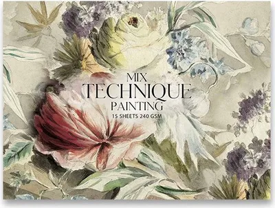 Obrázek produktu pro Skicák Shkolyaryk Muse Technique Painting A5+, 15 listů, 240 g