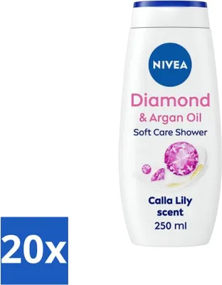 Produktbild von Nivea - Diamond Touch Duschgel - Sinnlicher Lilienduft - 250 ml - Vorteilspack - 20 Stücke
