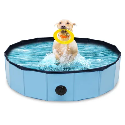 Immagine prodotto di TolleTour Piscina per cani 120*30CM PVC Piscina pieghevole per bambini Piscina adesiva Piscina per bambini