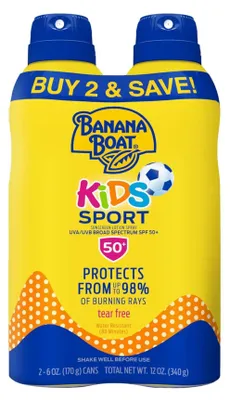Produktbild von Banana Boat | Kids Sport Sonnencreme - 2x170ml - Spf 50 - Wasserfest - Uva/uvb-schutz
