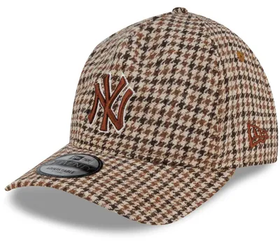 Produktbild von New Era MLB 9TWENTY Check Cap New York Yankees beige