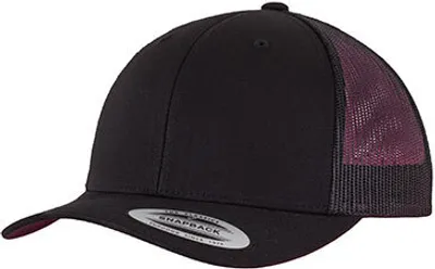Produktbild von Yupoong Retro Trucker Snapback Cap pink
