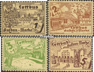 Produktbild von Briefmarken Cottbus 1945 Mi 21-24 (kompl.Ausg.) postfrisch Wiederaufbau