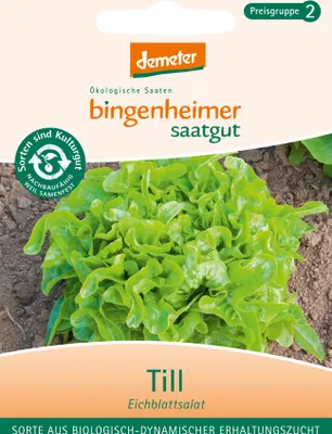 Produktbild von Bingenheimer Saatgut Eichblattsalat Till Pflücksala 1 Stück