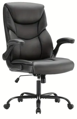 Obrázek produktu pro Kancelářská židle - Ergonomická kancelářská židle - Kancelářská židle s kolečky - Kancelářská židle - Pracovní židle - Černá