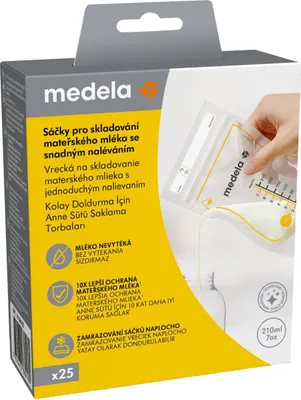 Image de MEDELA Easy Pour Réservoirs à lait 210 ml, 25 pièces