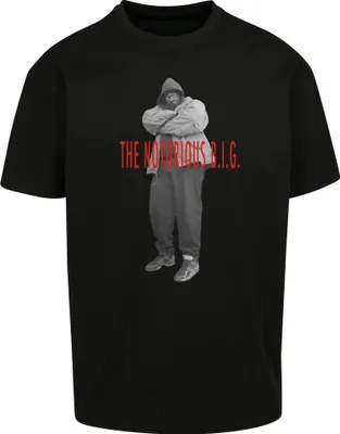 Produktbild von Mister Tee Biggie Smalls Concrete Oversize Kurzarm-t-shirt Schwarz L Mann Schwarz L