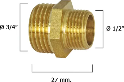 Image de tarauds réducteurs polis de 3/4" à 1/2