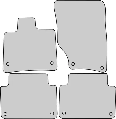 Produktbild von Luxus Fußmatten für Audi Q7 4L Quattro Bj. 2006-06/2015