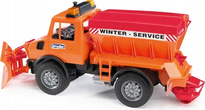 Image de Bruder Mercedes Benz Unimog service hivernal