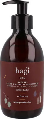 Produktbild von Hagi - Natural Beard & Moustache Shampoo, Whisky Barber, 300ml