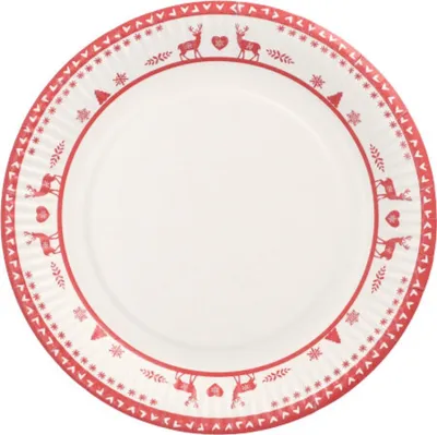 Produktbild von Teller, Pappe rund Ø 23 cm "Rennes"