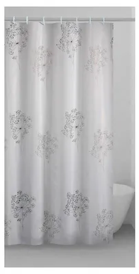 Produktbild von Gedy Duschvorhang 120x200 cm Parfüm-Design Braun Weiß Schwarz
