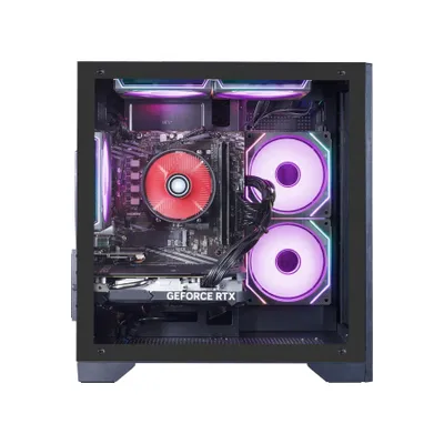 Produktbild von GAMEMAX Gaming-PC MegaDeal Infinity Mini BK Komplett SET 2699 7796 Ryzen 7 5700X 16GB RAM 1TB SSD RTX 5060Ti (16GB) Windows 11 + MSI 24" LED-Monitor