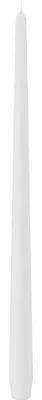 Produktbild von Konische Kerzen (Spitzkerzen) in Cello Weiß 400 x 25 mm, 6 Stück