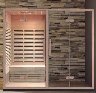 Obrázok produktu pre Sauna Saunová kabína Wellness kabína Kombinovaná sauna Parná sprcha 200x100 cm